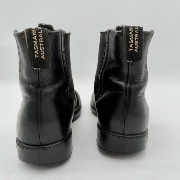 Blundstone Classic Black Leather Pull-On Chelsea Boots Women's Size 7 - Picture 5 of 7